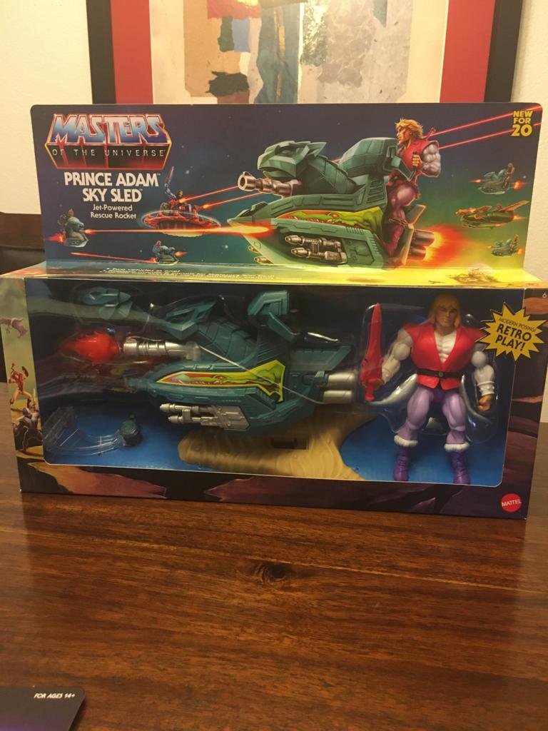 Masters of the Universe PRINCE ADAM SKY SLED
